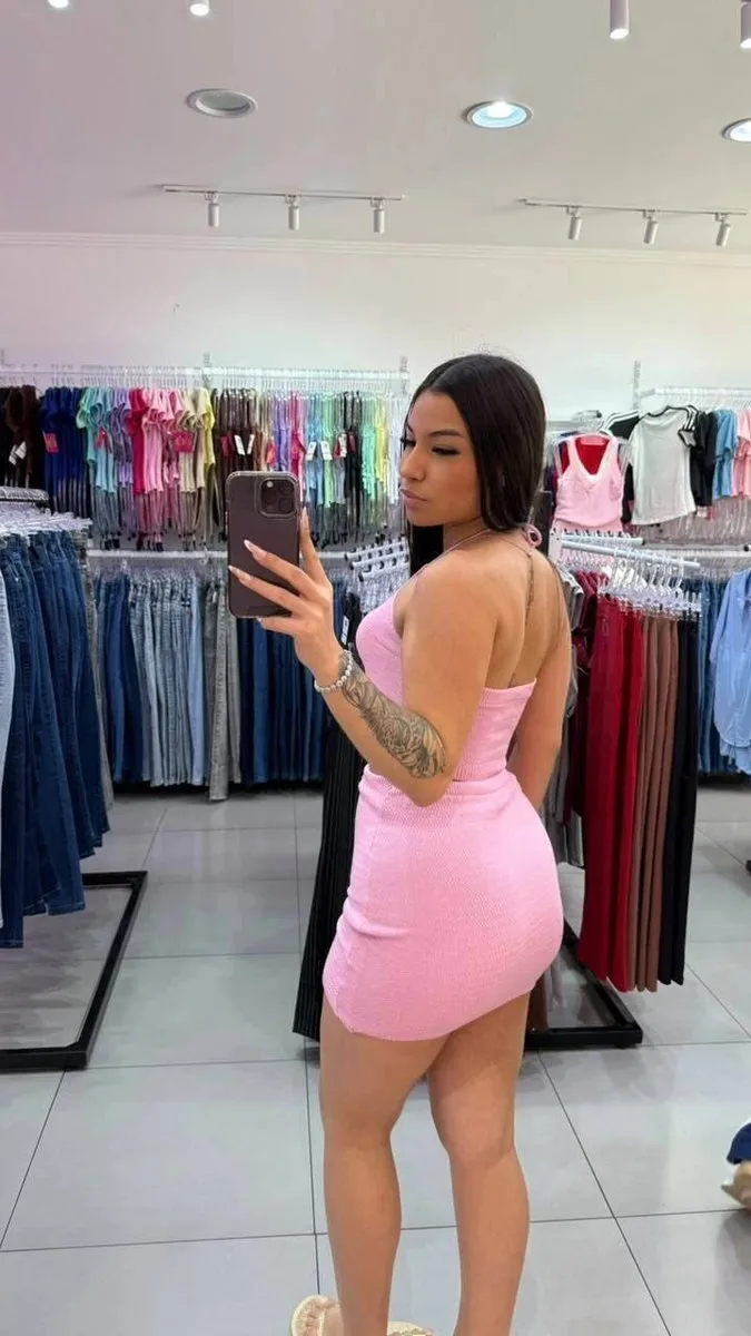 Conjunto Luxxo Croped Com Ajuste No Pescoço E Na Cintura Rosa - foto 2
