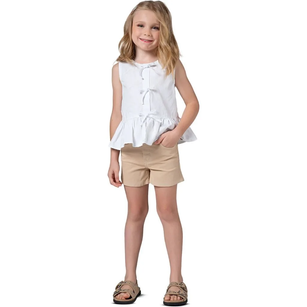 Short Mania Kids Jeans Feminino Color - Off white - foto 2