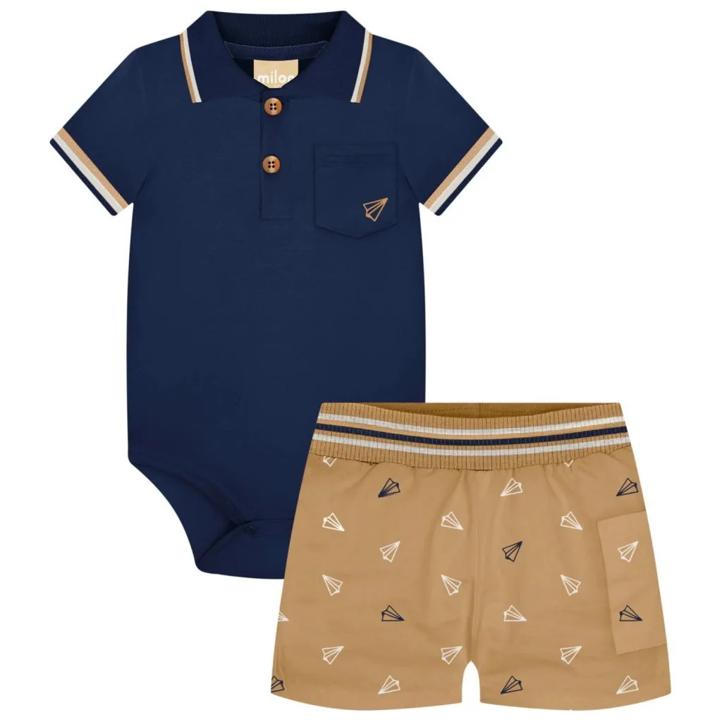 Conjunto Bebê Menino Estampa Milon - foto 2