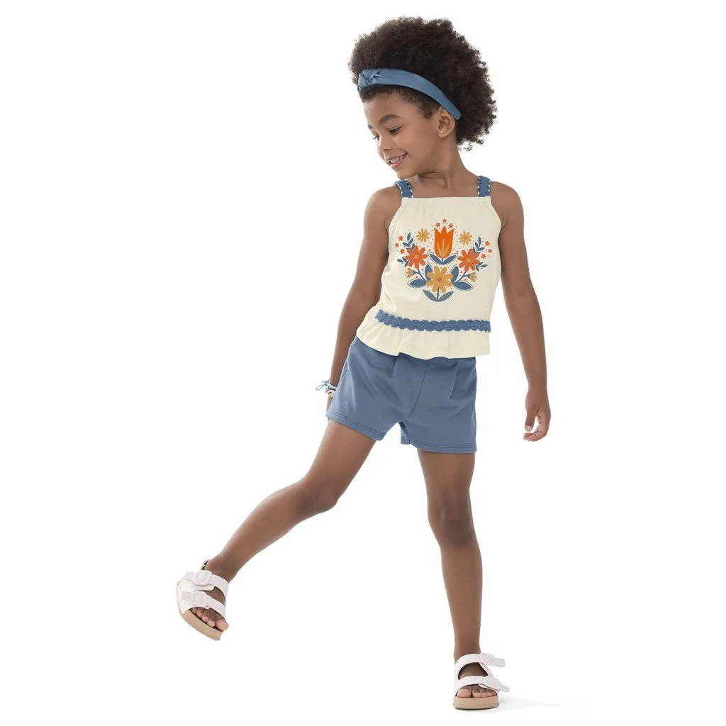 Conjunto Infantil Menina com Strass Nanai - foto 1