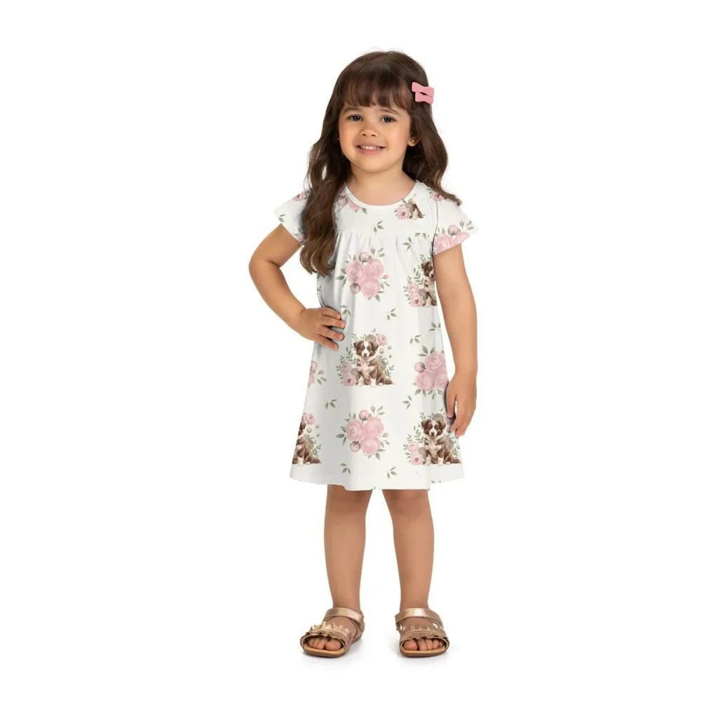Vestido Infantil Menina Cachorrinho Milon - foto 1