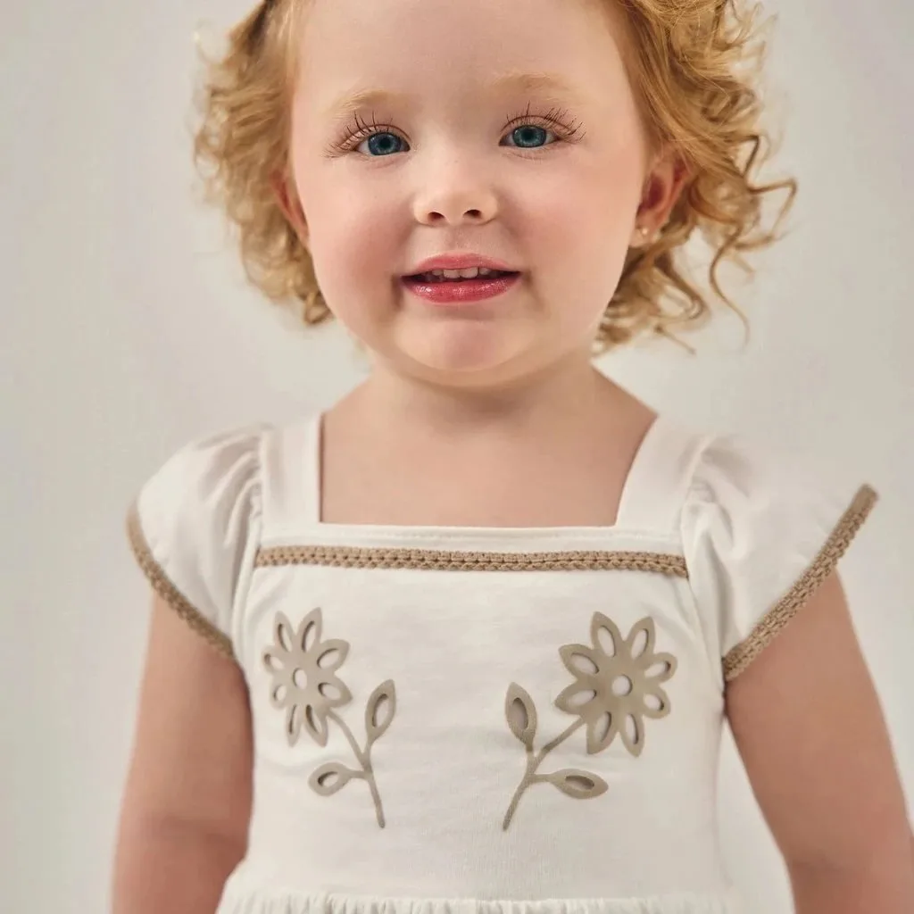 Vestido Infantil Menina Flores Milon - foto 3