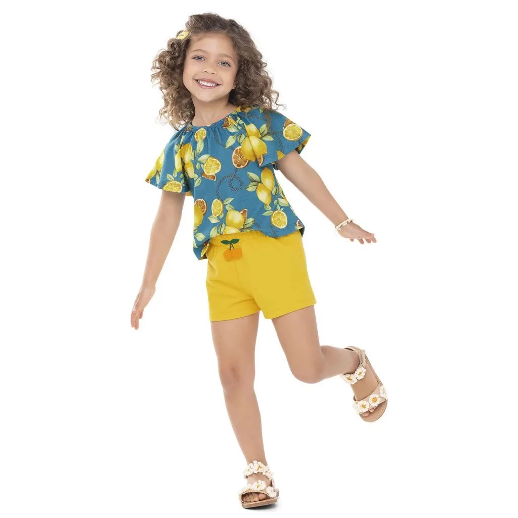 Conjunto Infantil Menina Limões Nanai - foto 2