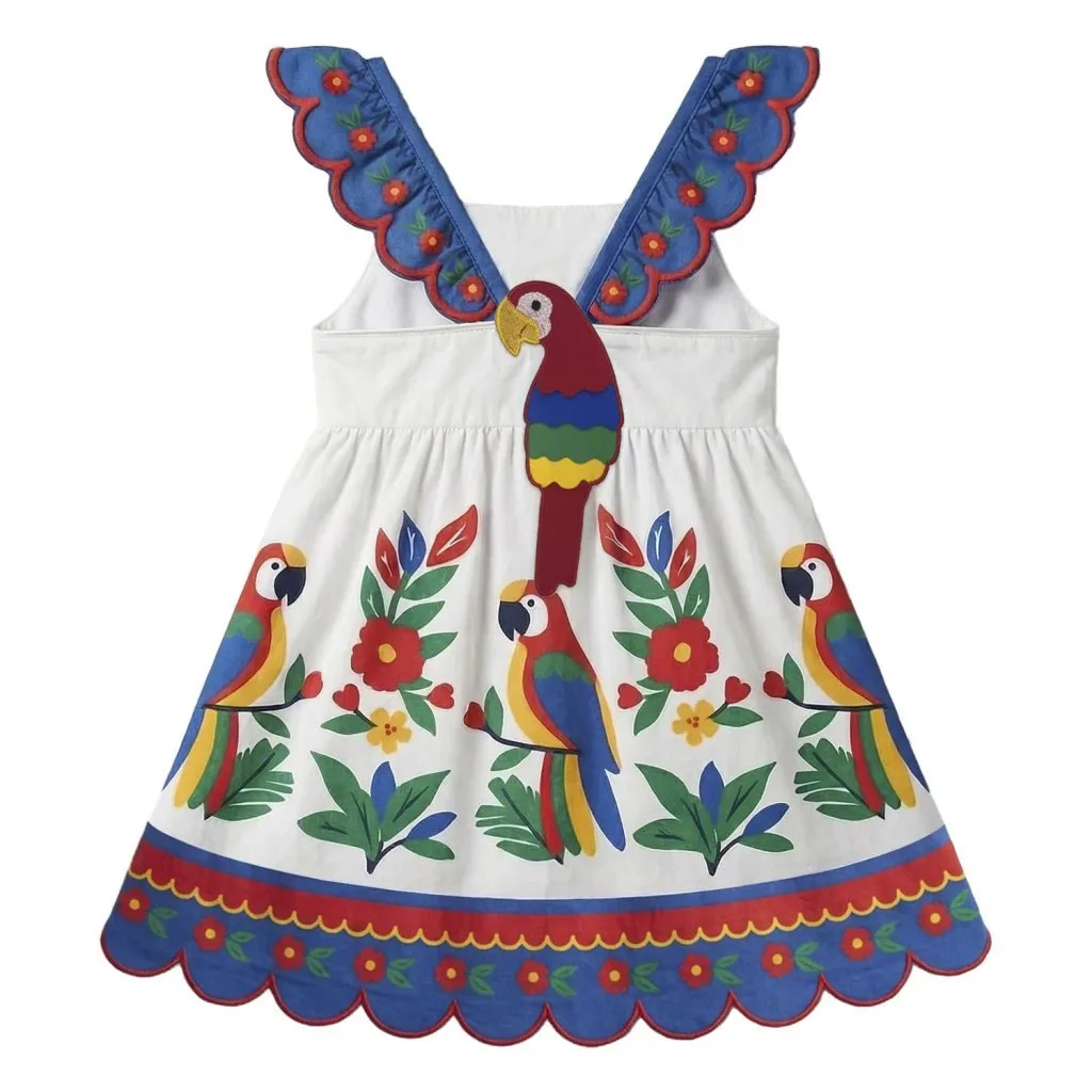 Vestido Infantil Menina Araras Nanai - foto 4