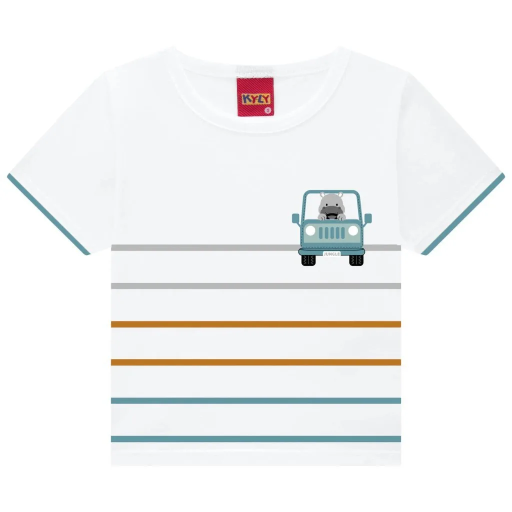 Conjunto Infantil Menino Listras Kyly - foto 3