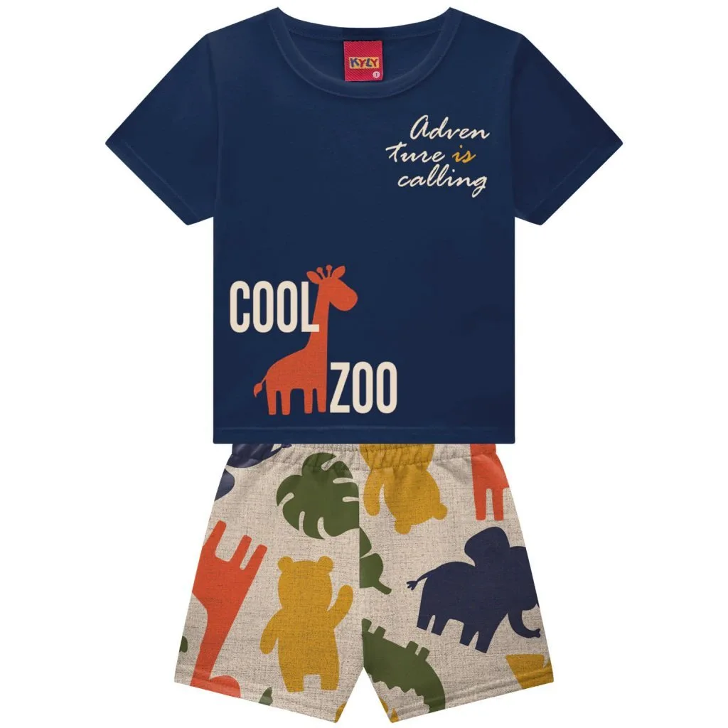 Conjunto Infantil Menino Animais Kyly - foto 2