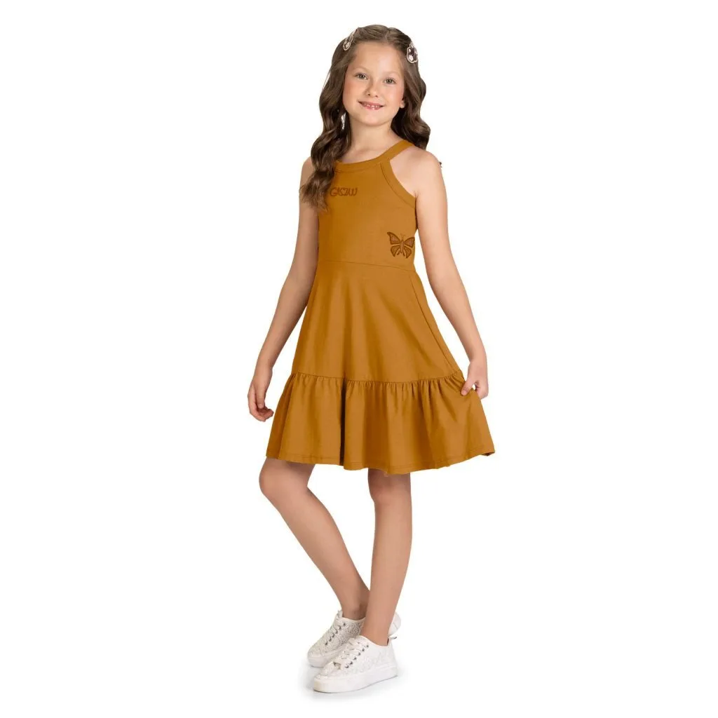Vestido Infantil Menina Borboletas Kyly - foto 2
