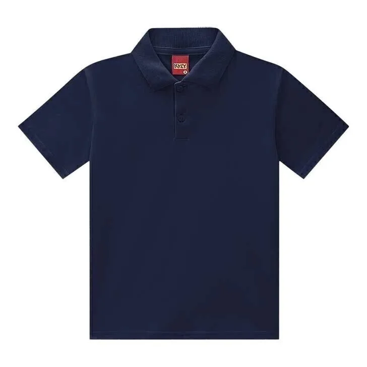 Camisa Polo Infantil Menino Básica Kyly - Marinho - foto 1