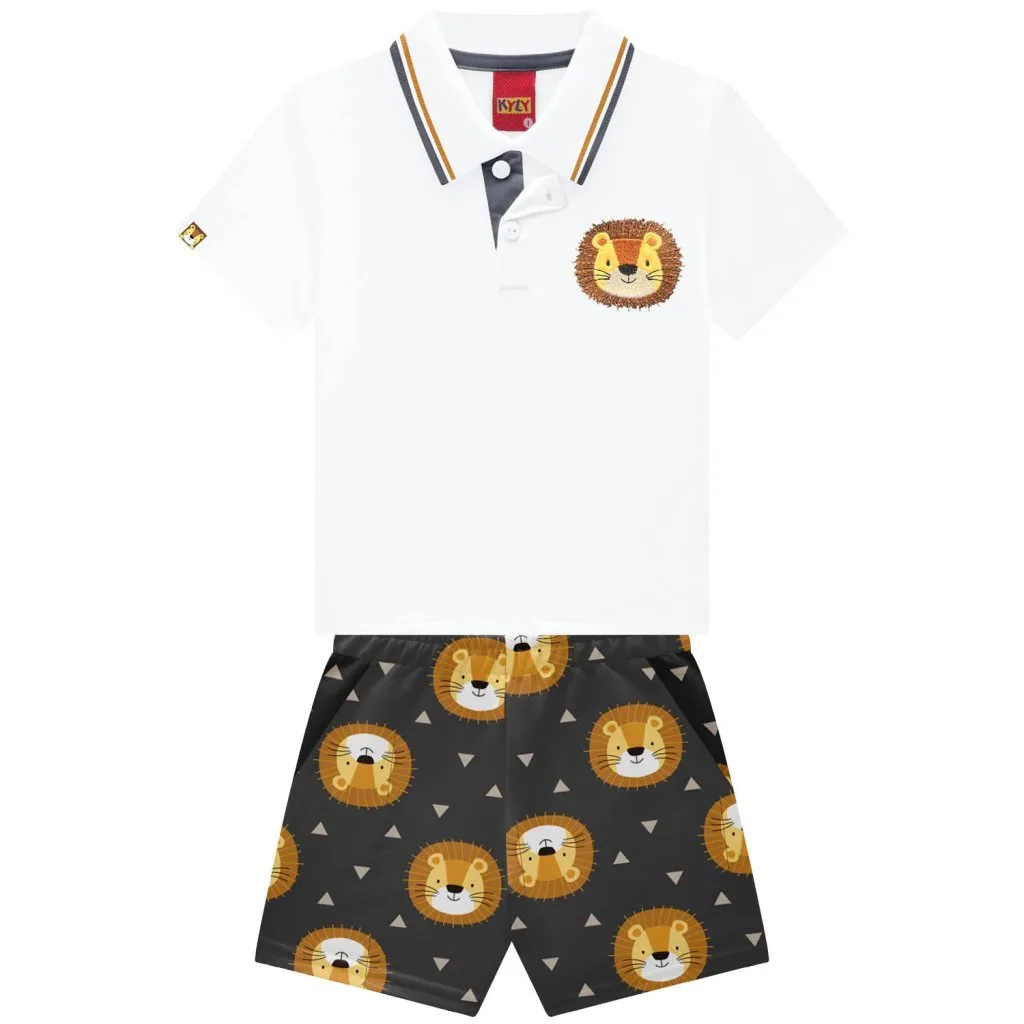 Conjunto Infantil Menino Leão Kyly - foto 2