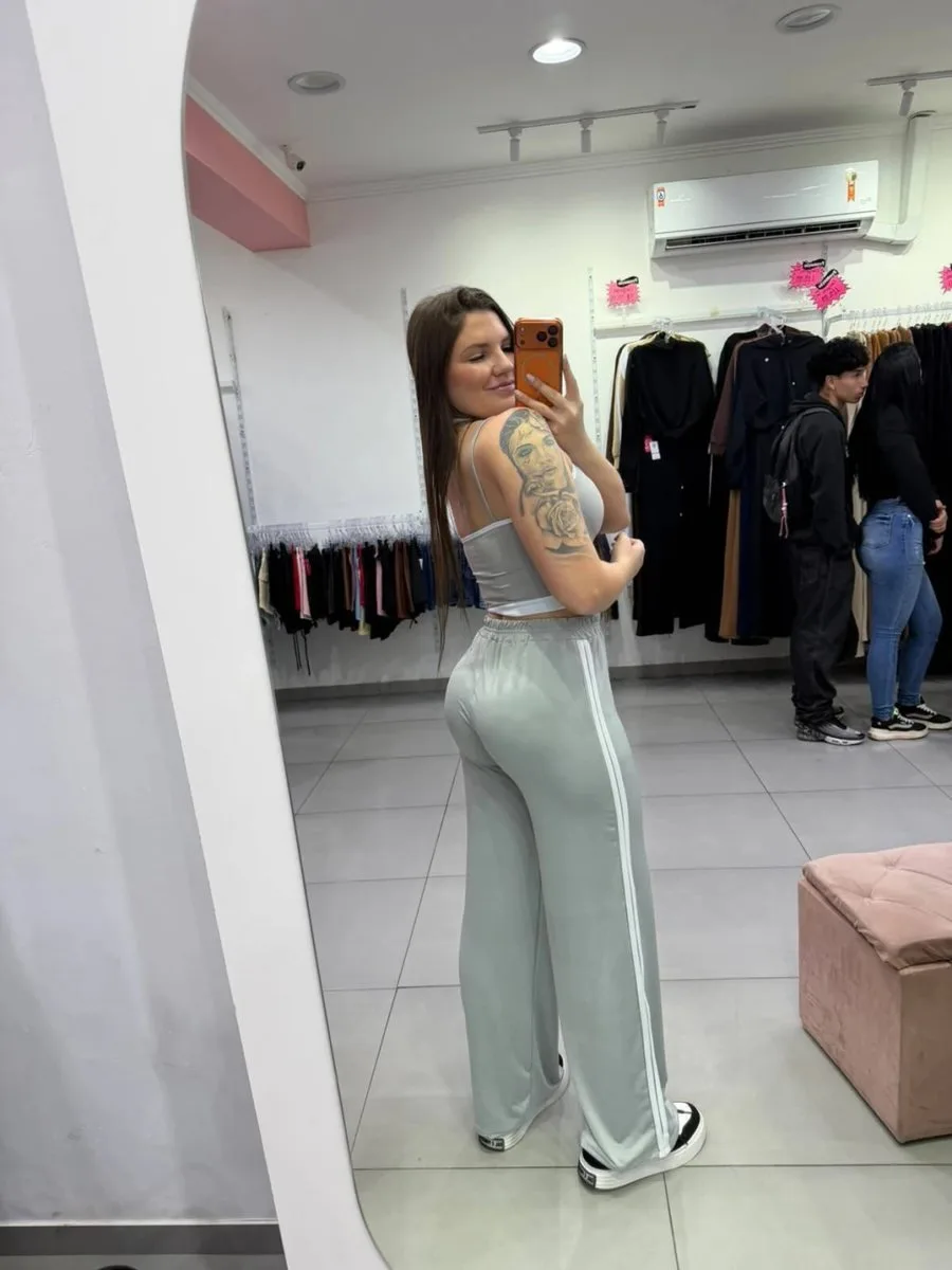 Conjunto Suplex Top e Calça Shape Cinza - foto 2