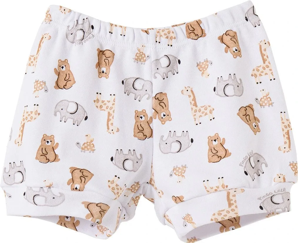 Conjunto Pingo Lelê Body Manga Curta e Shorts - foto 3