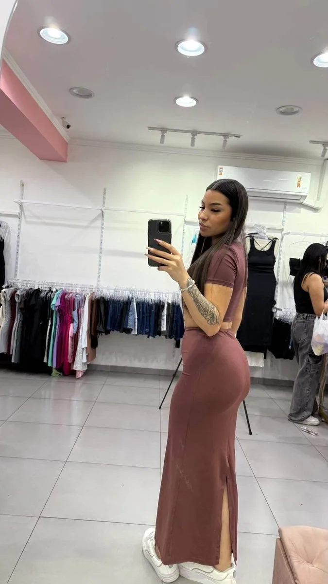 Conjunto Poliamida Serena Marrom - foto 2