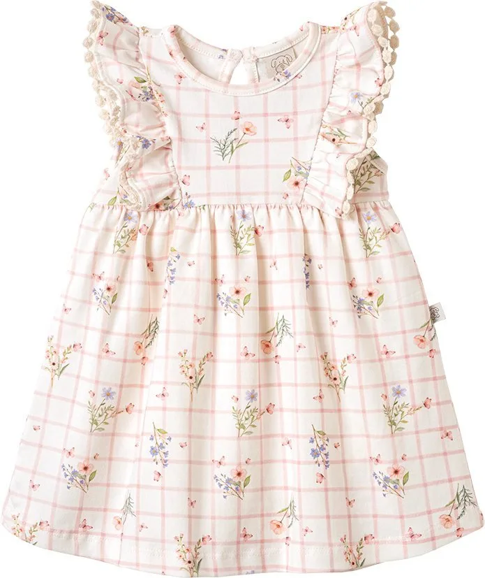 Body Vestido Pingo Lelê Xadrez Floral - foto 1