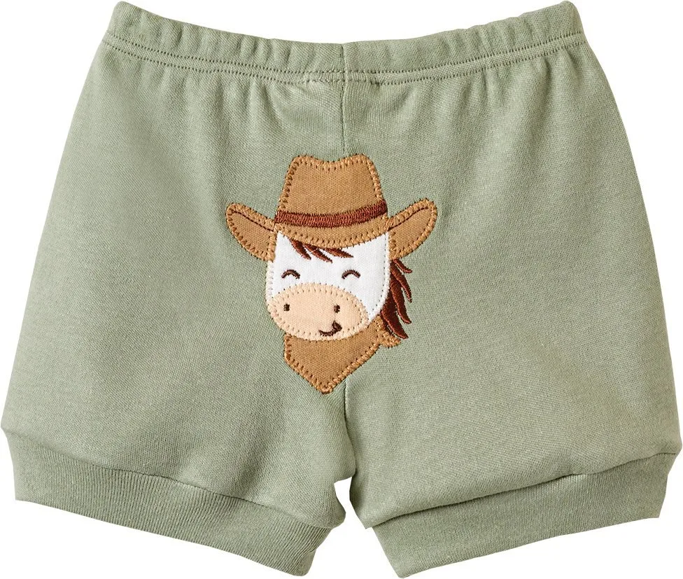 Conjunto Pingo Lelê Body Manga Curta e Shorts Cavalinho - foto 3