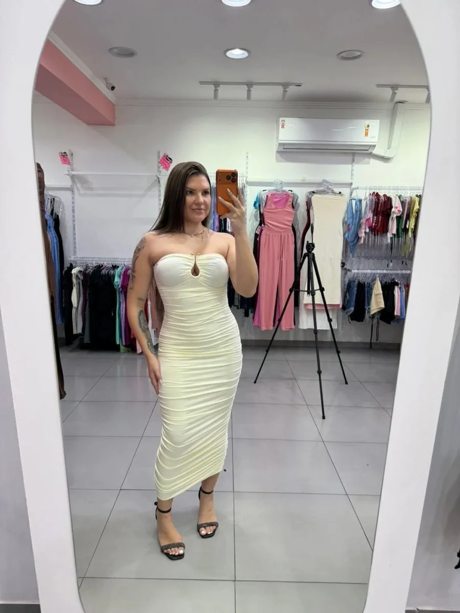 Vestido Suplex Premium Branco - foto 1
