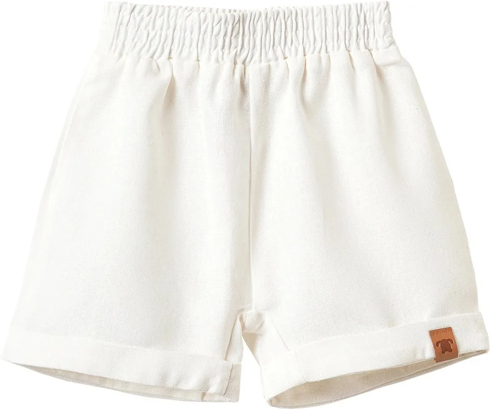 Bermuda Linho Pingo Lelê Masculina - Off white - foto 2