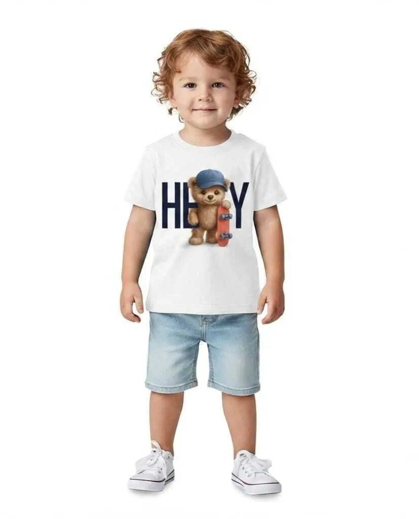 Camiseta Kyly Infantil Menino Ursinho - foto 1