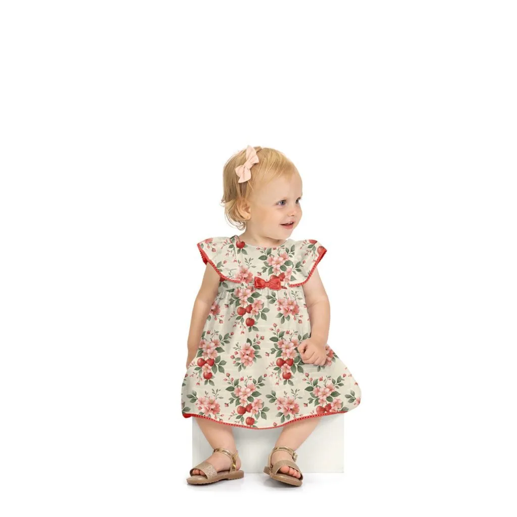 Conjunto Bebê Menina Flores Milon - foto 1