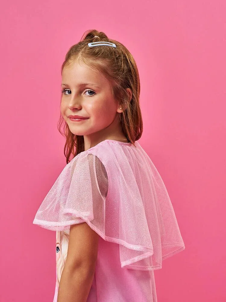 Vestido Infantil Cinti Verão Rosa Happy Birthday - foto 2
