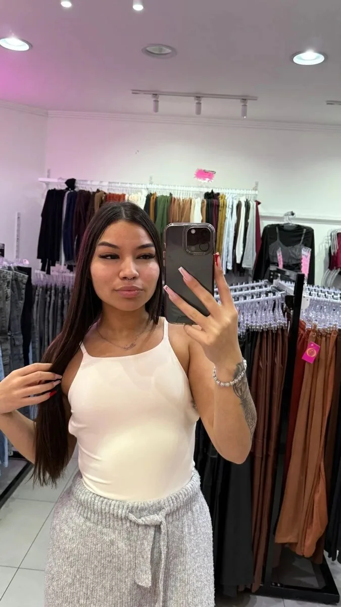 Body Serena Branco Com Amaração Nas Costas - foto 1