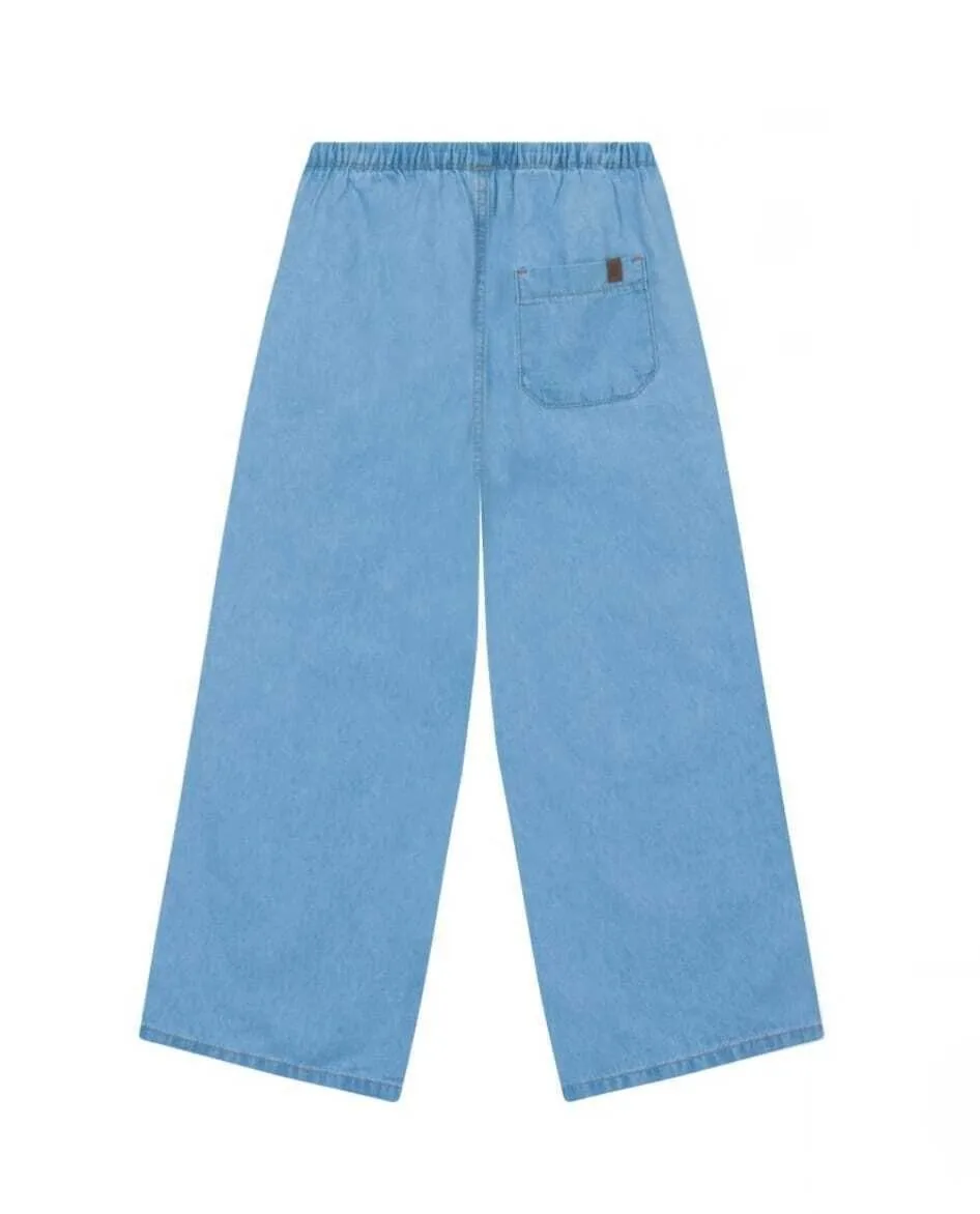 Calça Jeans Teen Menina Brandili - Wide Leg - foto 3