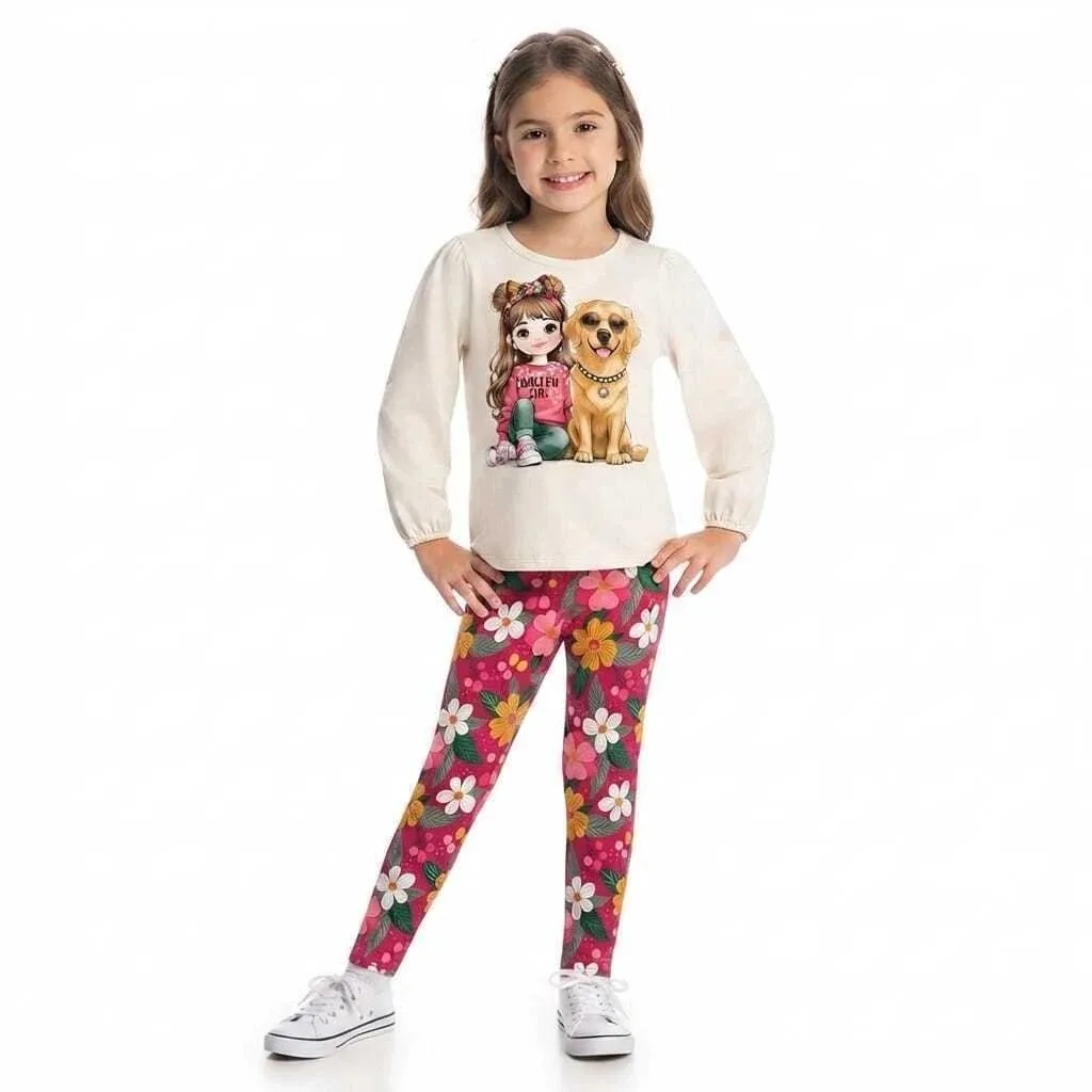 Conjunto Infantil Menina com Strass Kyly - foto 1