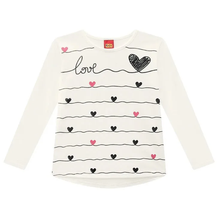 Conjunto Infantil Menina Corações Kyly - foto 3