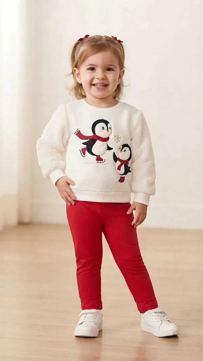 Conjunto Infantil Menina Pinguins - Kyly - foto 1