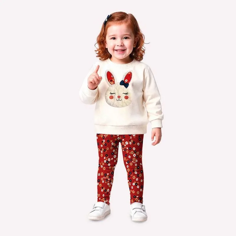 Conjunto Infantil Menina Coelinha vermelha- Kyly - foto 1