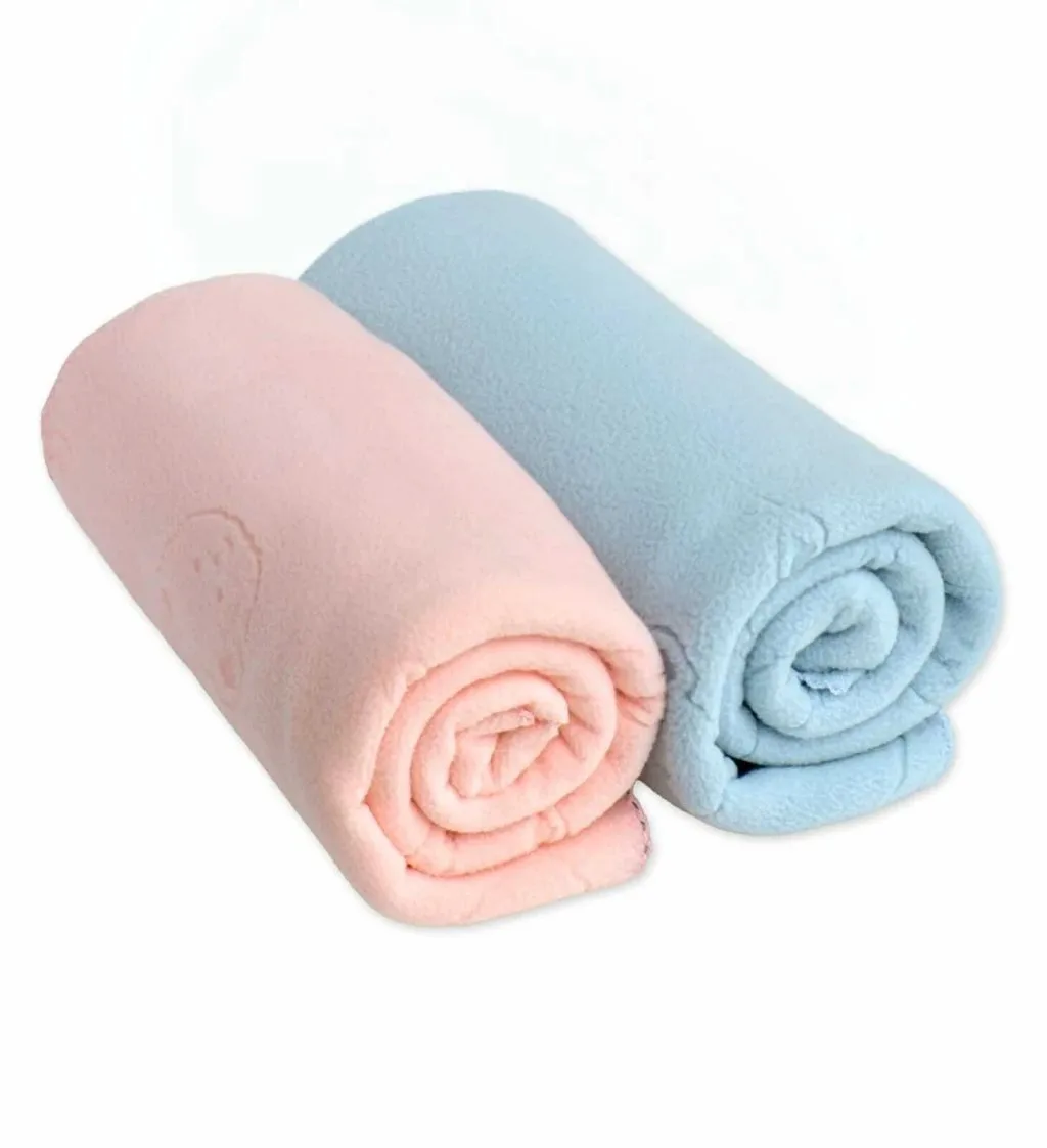 Manta soft jaquard urso azul para bebê - Dedeka - - Azul claro - foto 1