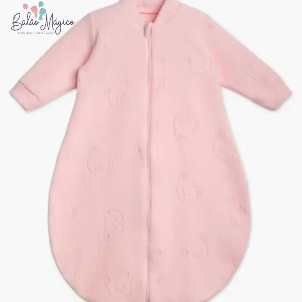 Saco de Dormir Soft Jacquard Térmico Pettenati- Dedeka - Rosa - foto 1