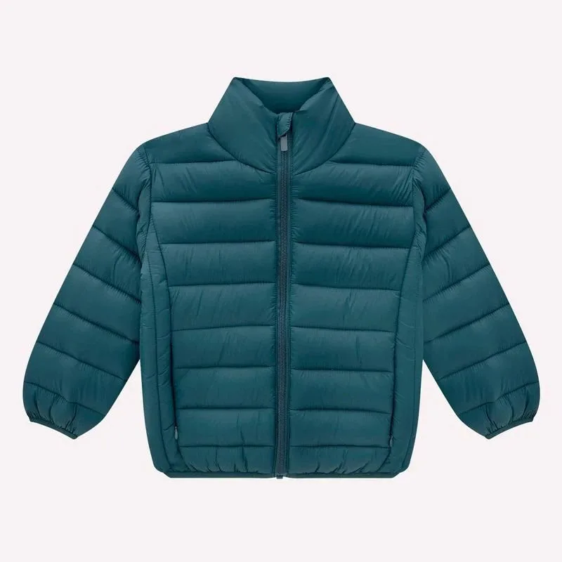 Jaqueta Infantil Unissex em Nylon Kyly - Verde Militar - foto 1