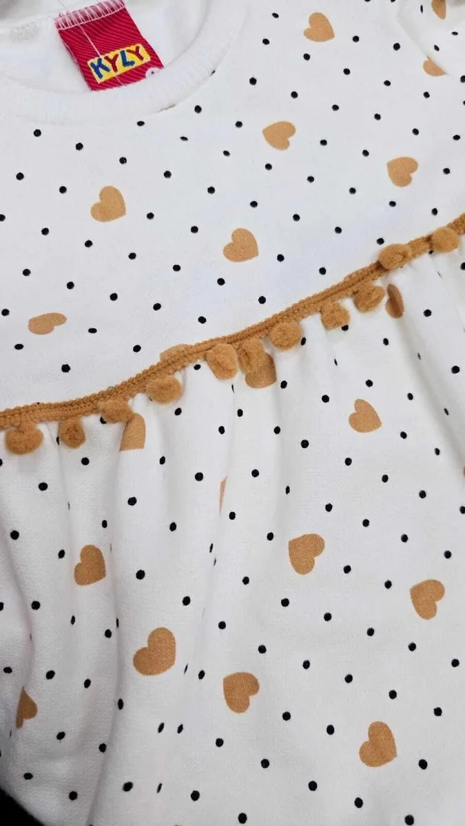 Vestido Infantil Menina Corações Kyly - foto 4