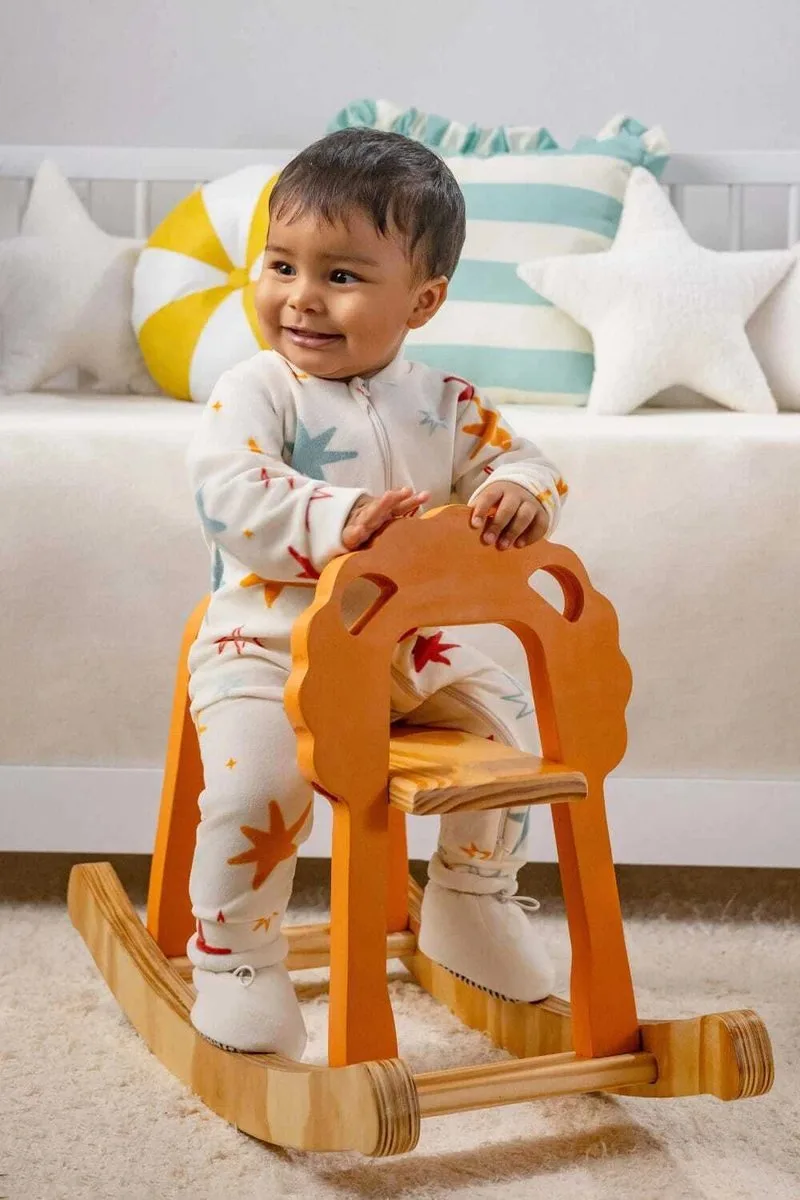 Macacão plush com zíper estrela circo mágico para bebê - Dedeka - foto 1