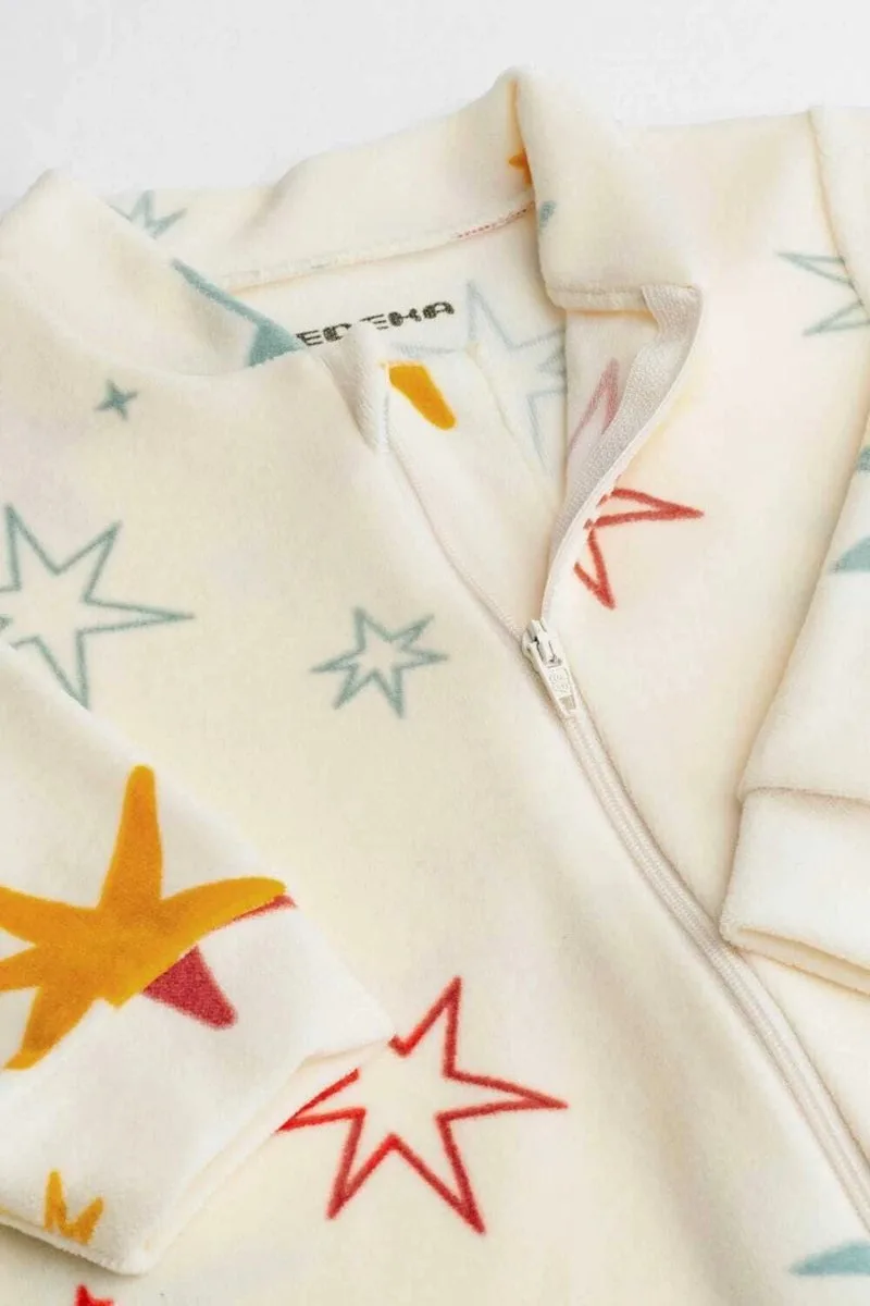 Macacão plush com zíper estrela circo mágico para bebê - Dedeka - foto 4
