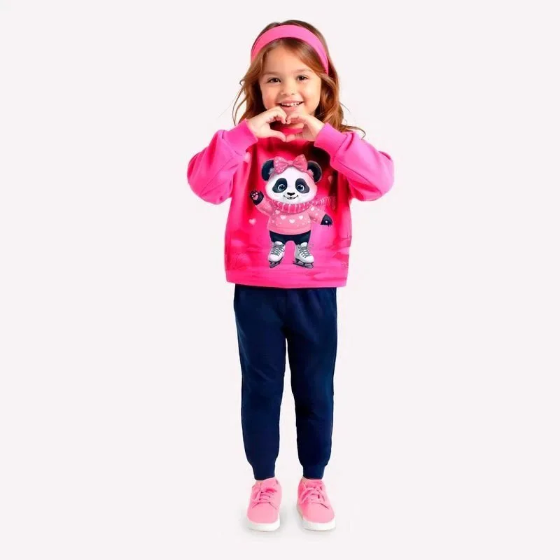 Conjunto Infantil Menina Pandinha Kyly - foto 1