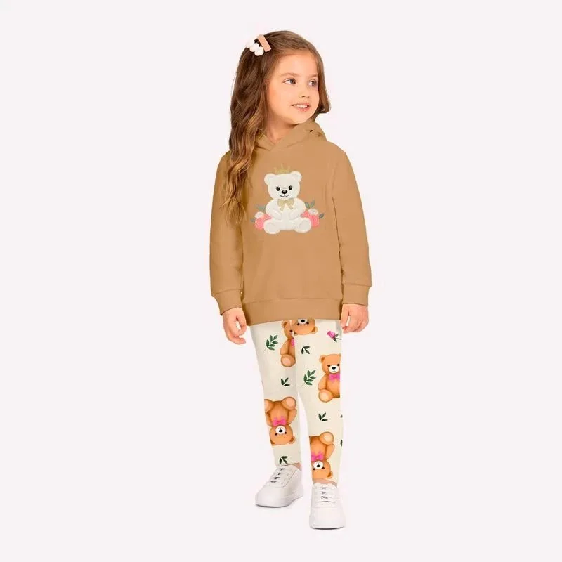Conjunto Infantil Menina Princesa Ursa com Pelinhos Kyly - foto 1