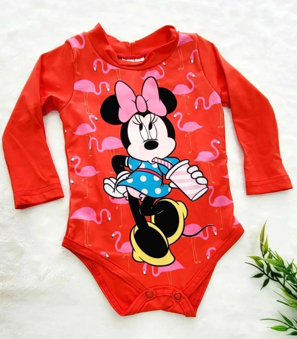 Body Praia Minnie com Proteção Uv- Disney Baby- Marlan - foto 3