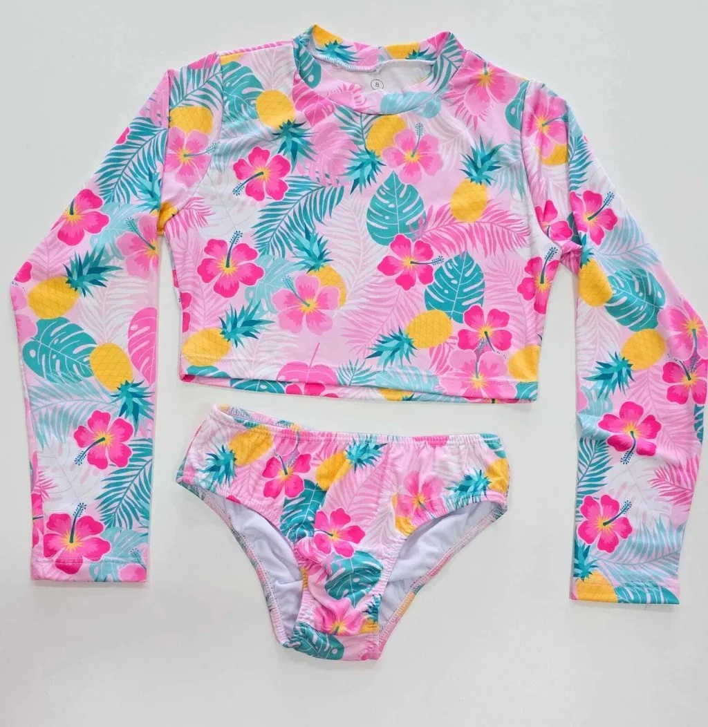 Conjunto Moda Praia Cropped e Calcinha Biquini - Fofotinhos - foto 2