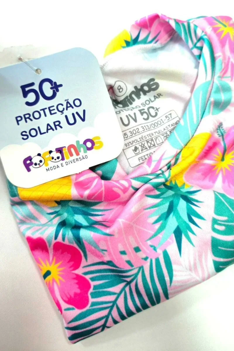Conjunto Moda Praia Cropped e Calcinha Biquini - Fofotinhos - foto 3