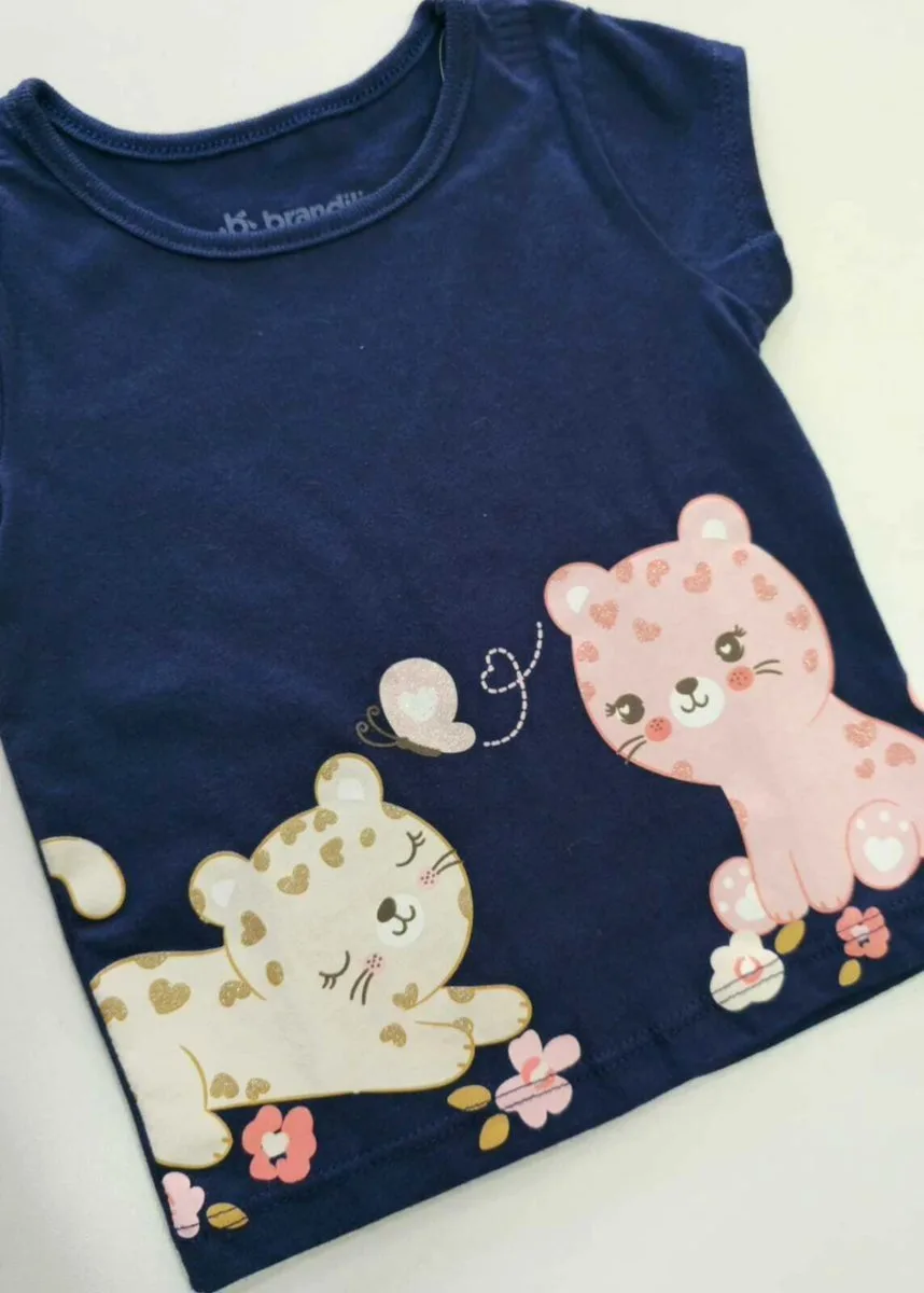 Conjunto Brandili Verão Manina Bebê Blusa e Short - foto 3