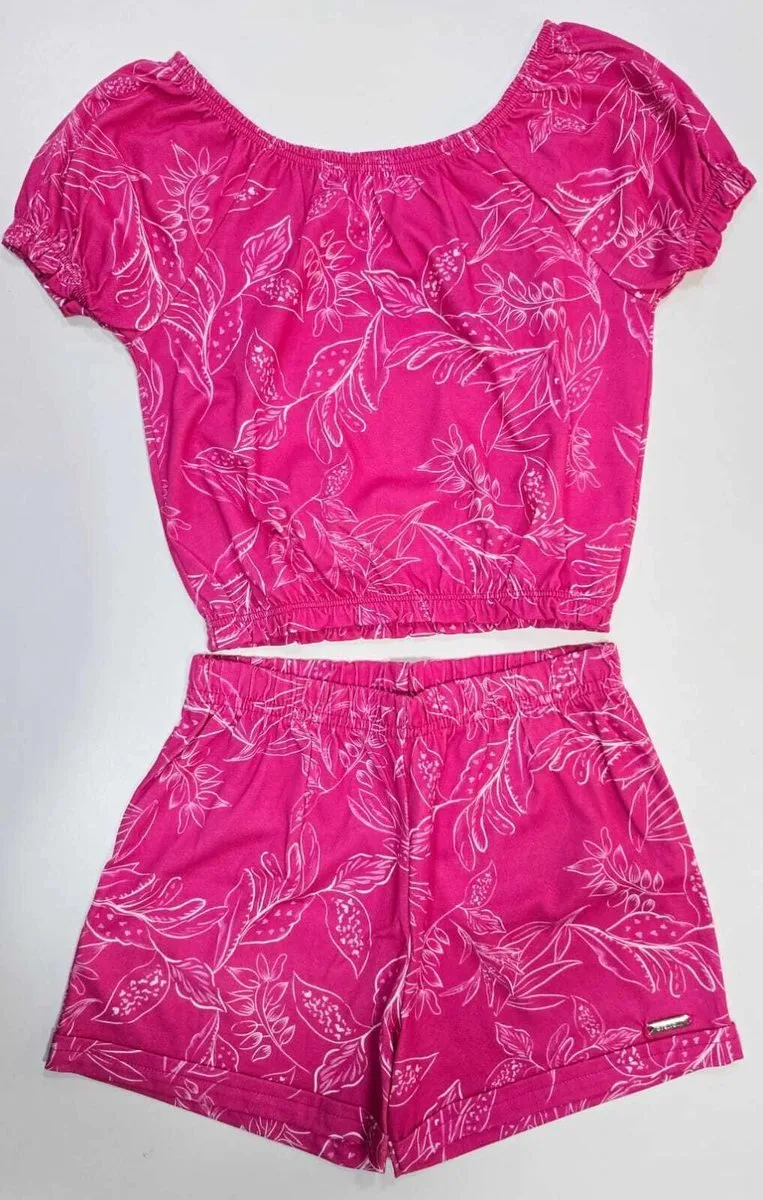 Conjunto Brandili Cropped Ciganinha e Shorts - foto 2