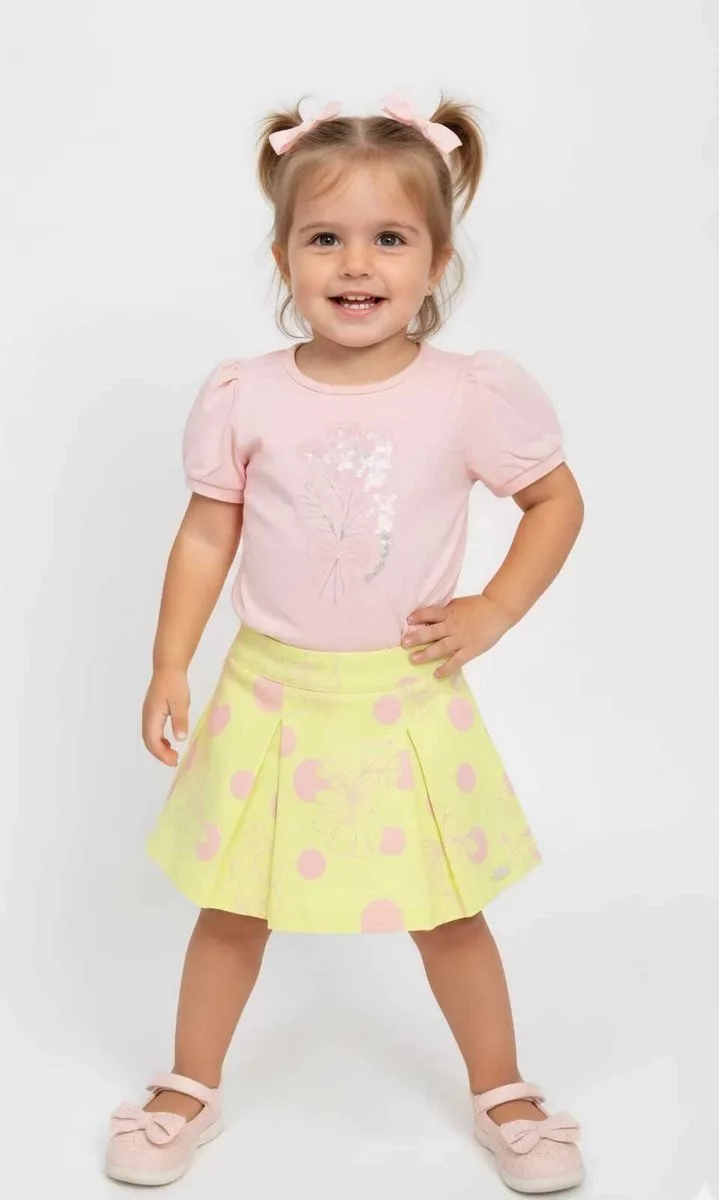 Conjunto Mundi Floral Manga Princesa - foto 1