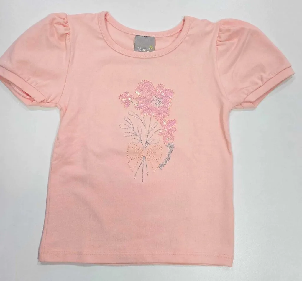 Conjunto Mundi Floral Manga Princesa - foto 3