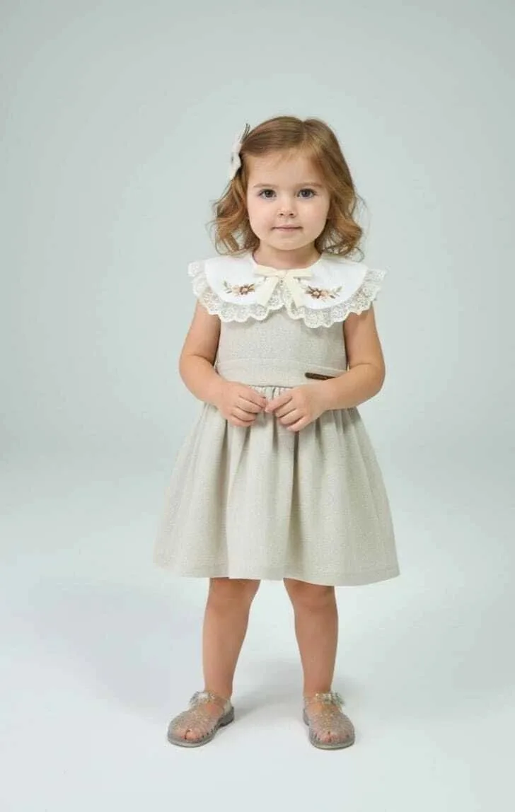 Vestido Jardineira Salopete Renovo Natural MOM - foto 1