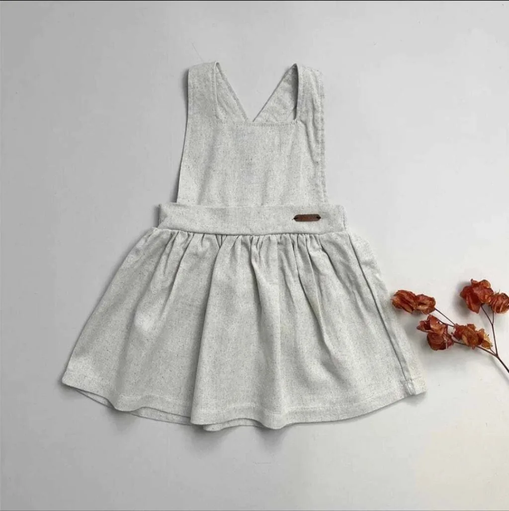 Vestido Jardineira Salopete Renovo Natural MOM - foto 3