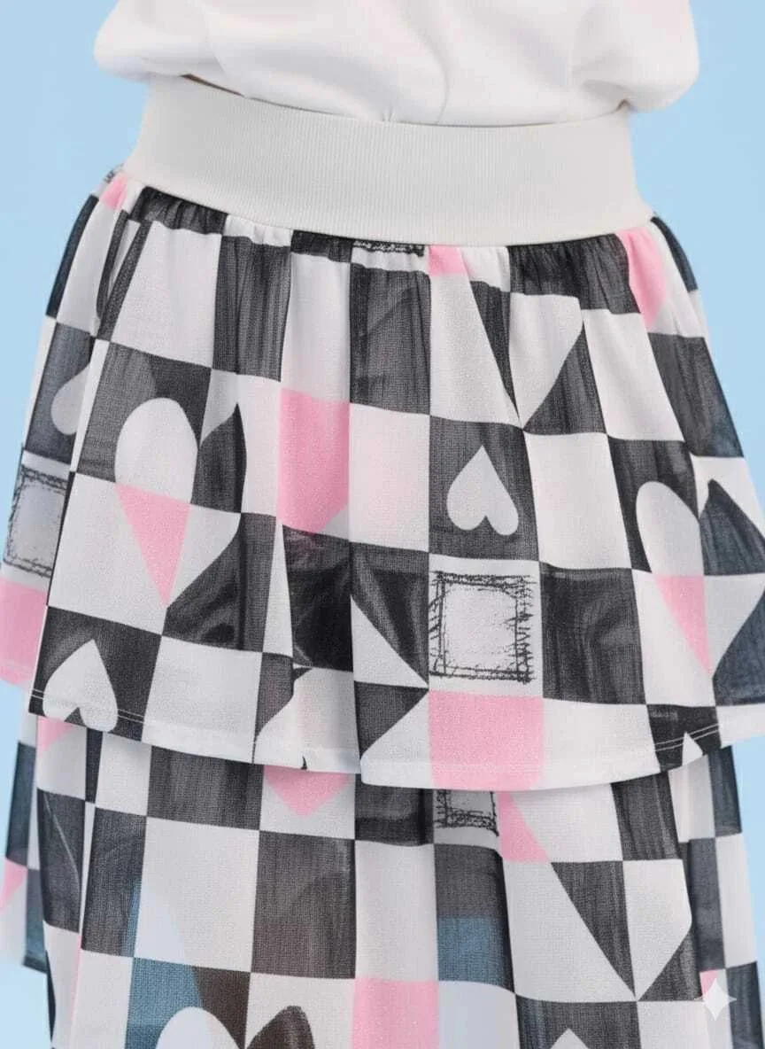 Conjunto Málagah Feminino Cropped e Saia Babados - foto 4