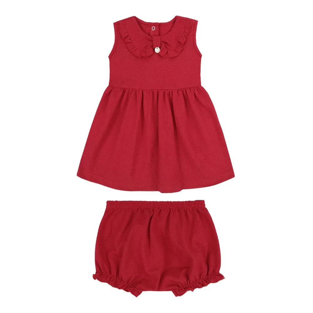 Vestido Letut Vermelho Laço - foto 2