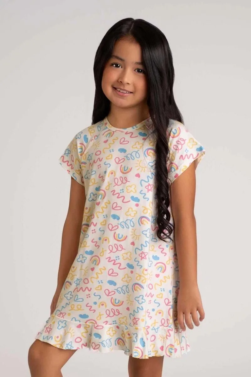 Camisola modal fitas rosa - Dedeka - foto 1