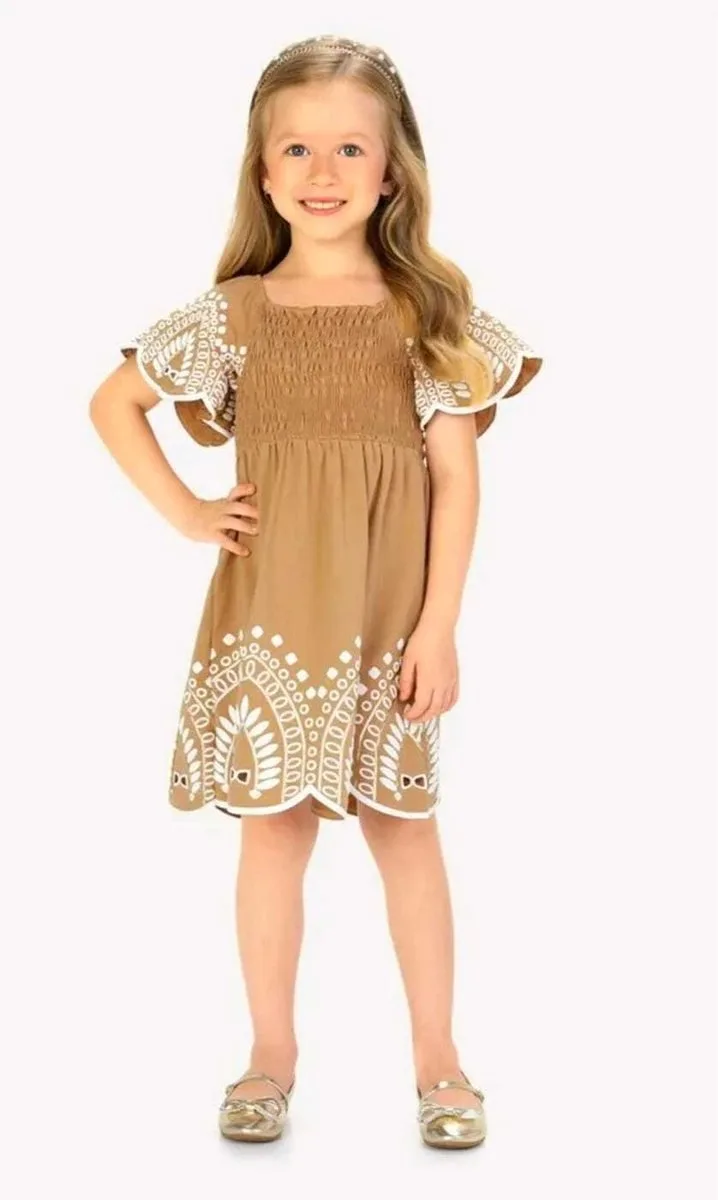 Vestido Infantil Menina Estampa Milon - foto 1